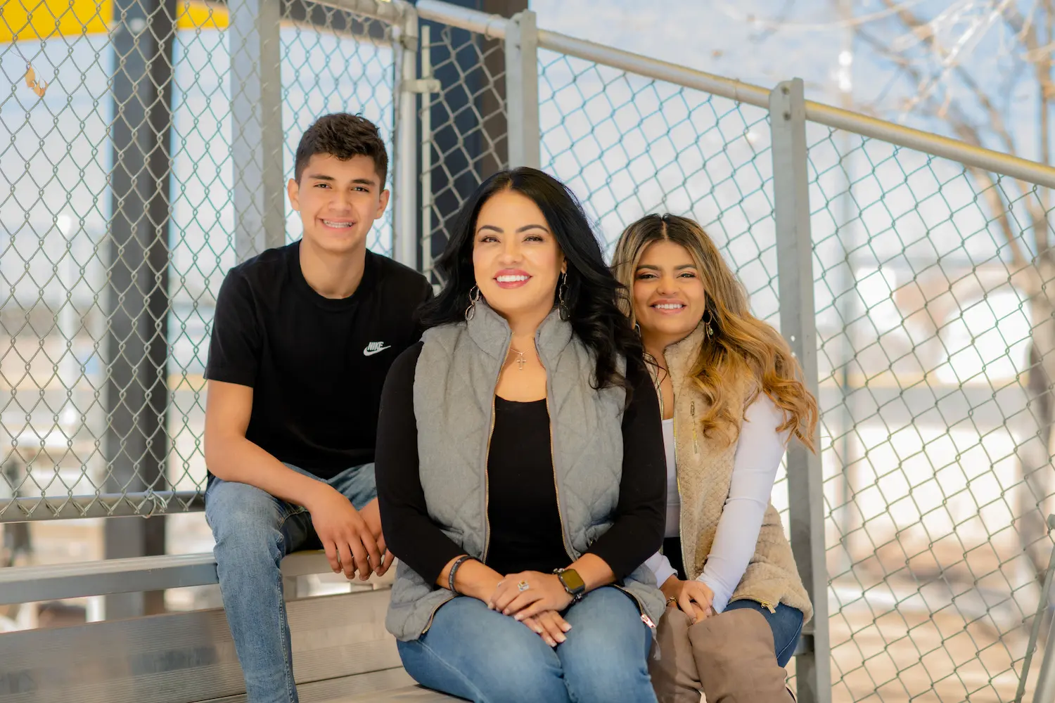 Nicole with her children